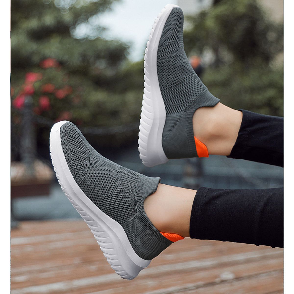 BLWOENS - Zapatillas para Mujer-Gris