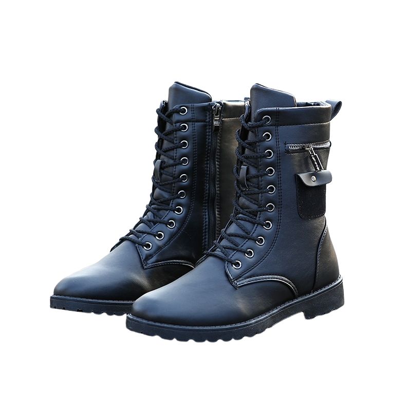 BLWOENS - Botas para Hombre-Negro