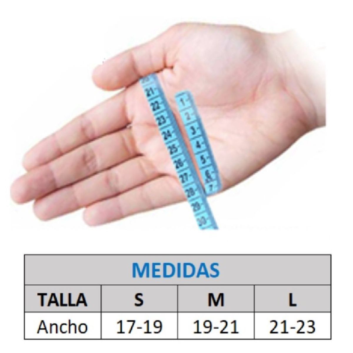 GENERICO - Guantes con muñequera par de guantes NEGRO TALLA M