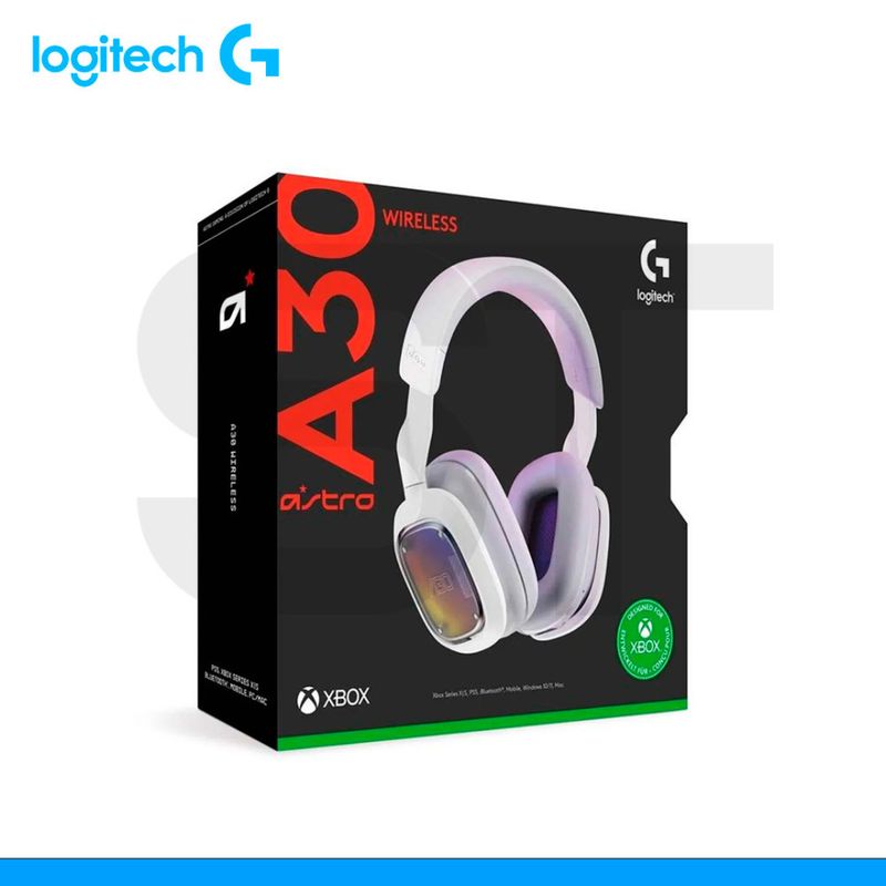 LOGITECH - AURICULARES INALABRICOS LOGITECH ASTRO A30 BLANCO