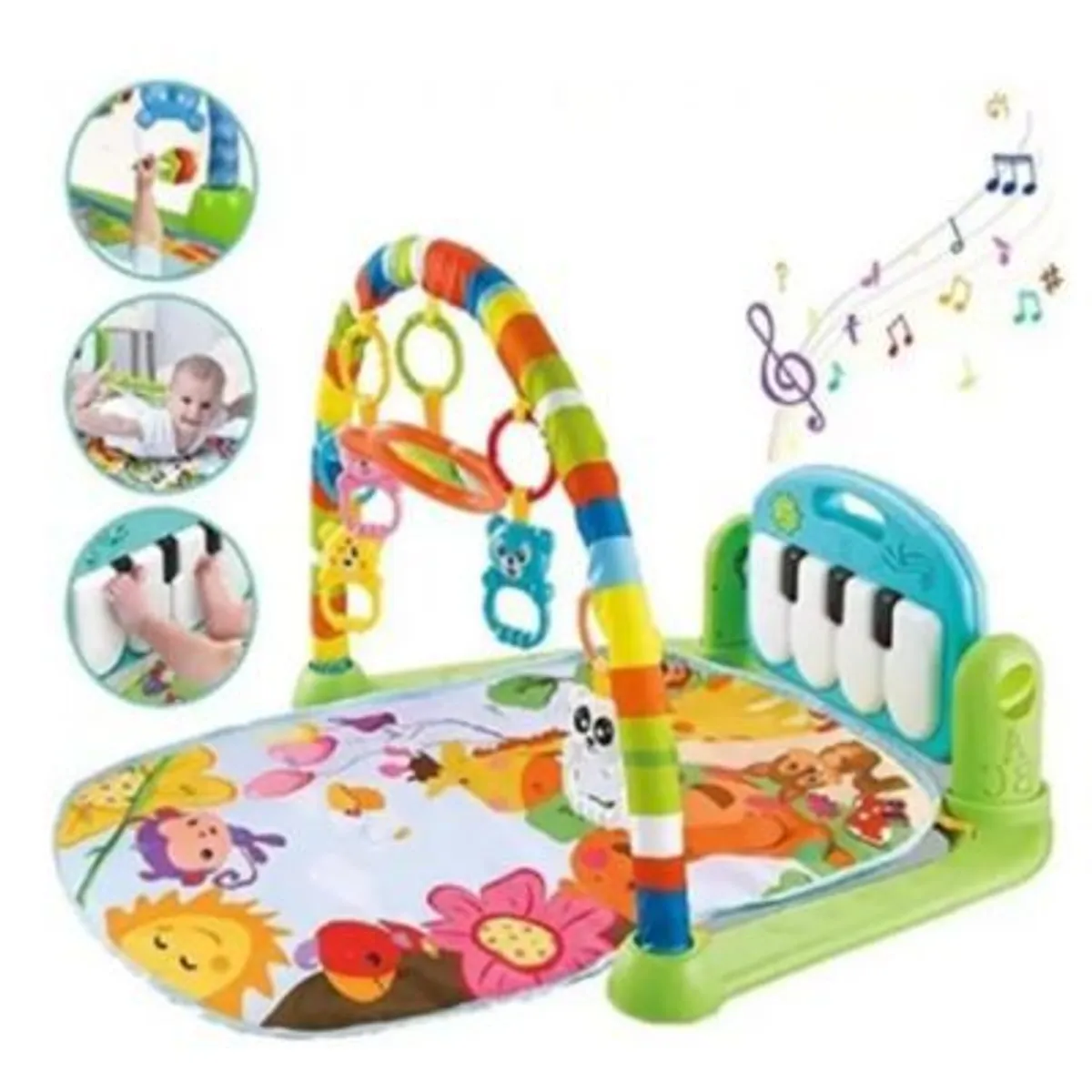 BABY KITS - Gimnasio Baby Kits Con Piano Musical  Para Patear y Jugar