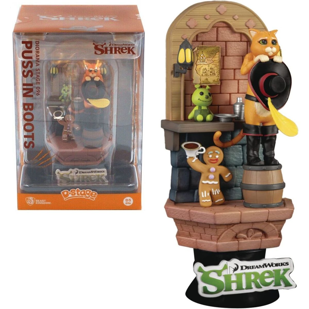 GENERICO - Estatua Gato con botas - Shrek Beast Kingdom 6 pulgadas