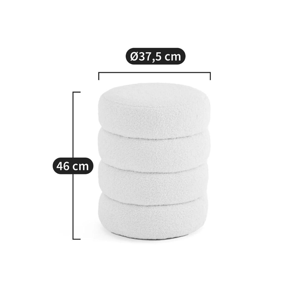 CENTRAL DECCO - PUFF LEWIS BLANCO CENTRAL