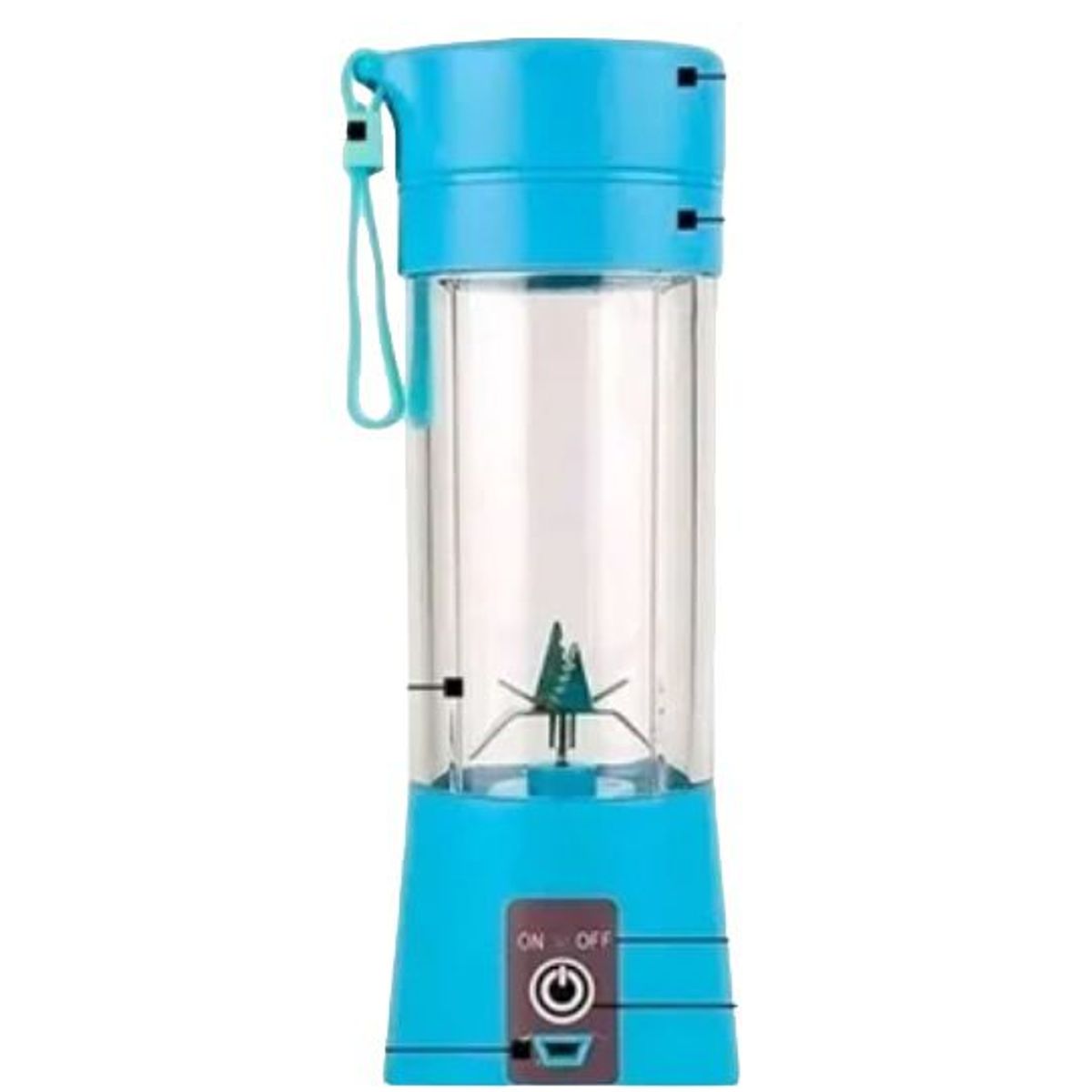 GENERICO - LICUADORA PORTATIL RECARGABLE - CELESTE
