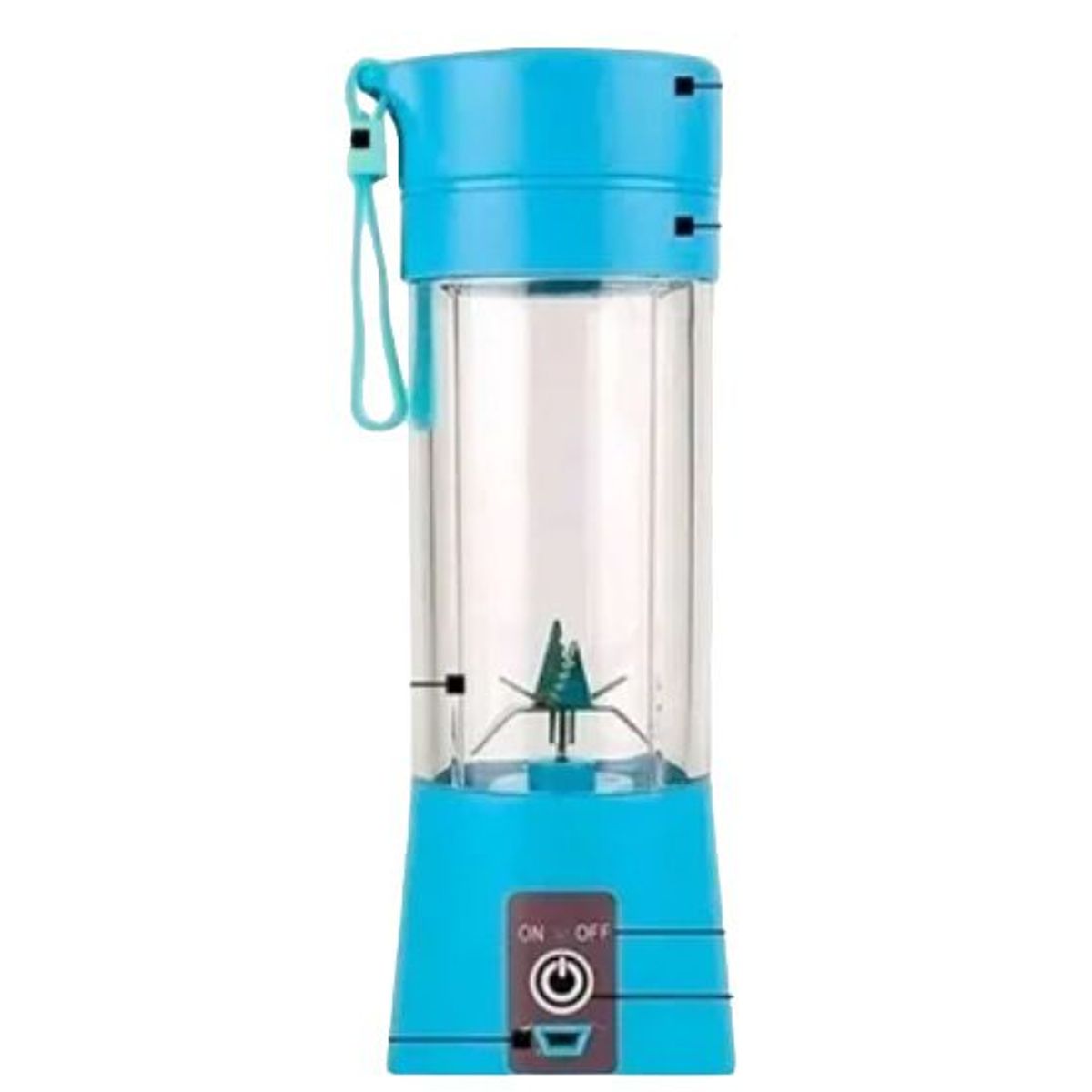GENERICO - LICUADORA PORTATIL RECARGABLE - CELESTE