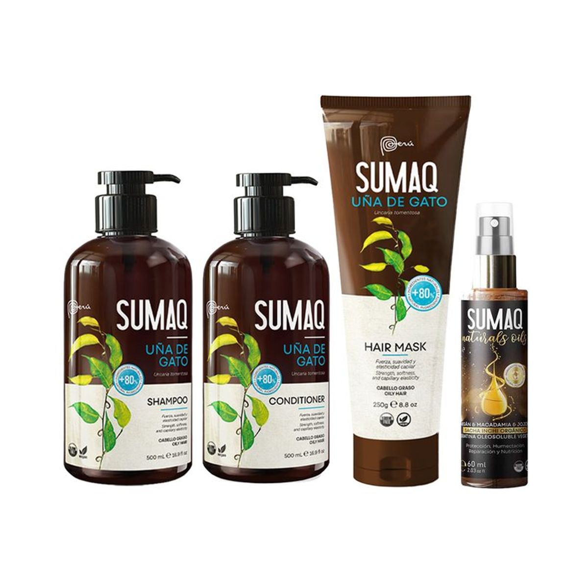 SUMAQ - Pack SUMAQ con Extracto de Uña de Gato + Spray Capilar Sacha Inchi