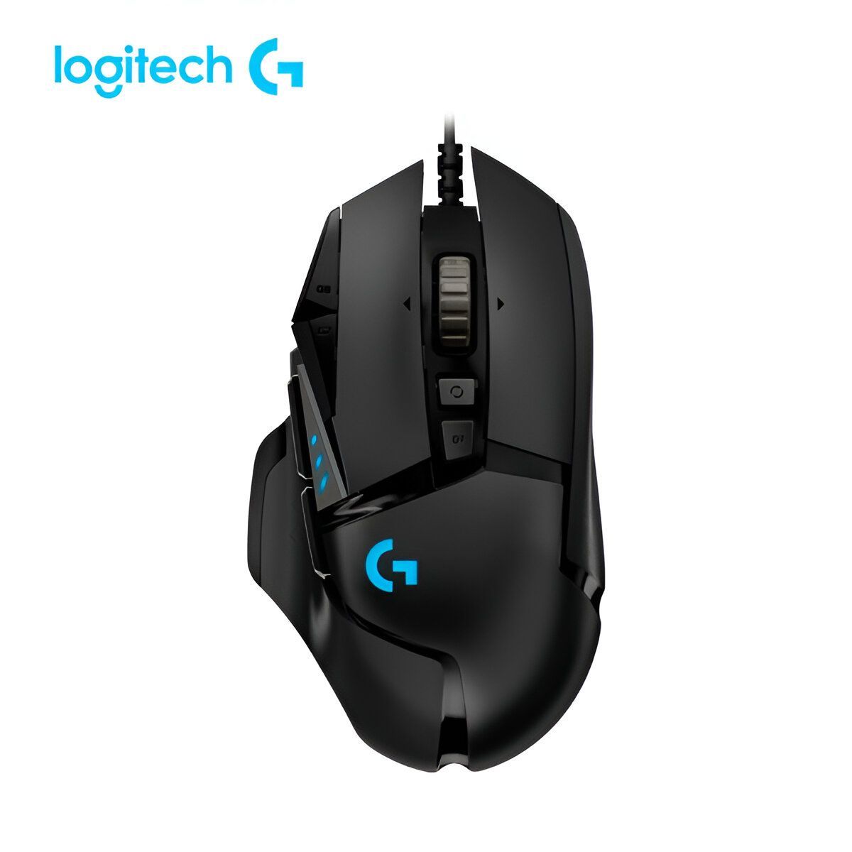 LOGITECH - MOUSE LOGITECH G502 HERO 16000 DPI RGB BLACK (910-005469)