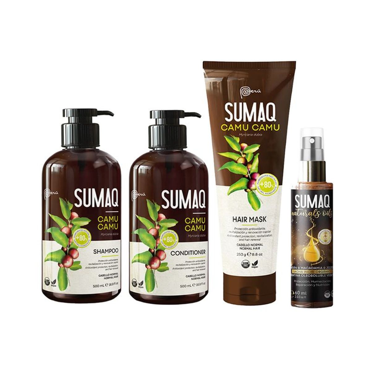 SUMAQ - Pack SUMAQ con Extracto de Camu Camu + Spray Capilar Sacha Inchi