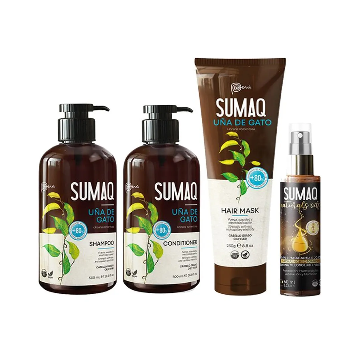 SUMAQ - Pack SUMAQ con Extracto de Uña de Gato + Spray Capilar Sacha Inchi