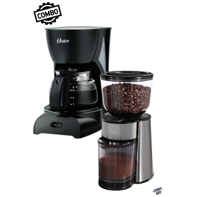 OSTER - Combo Oster Cafetera Bvstdcdr5b-053 + Molinillo de cafe bvstbmh23