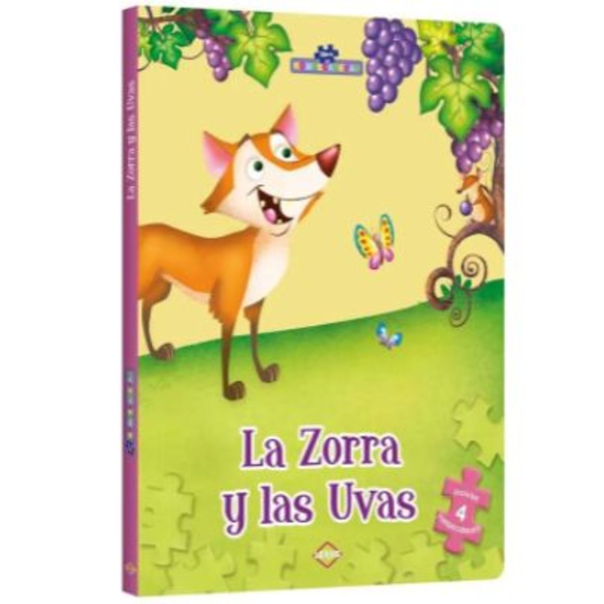 GENERICO - Libro con rompecabezas  y las uvas