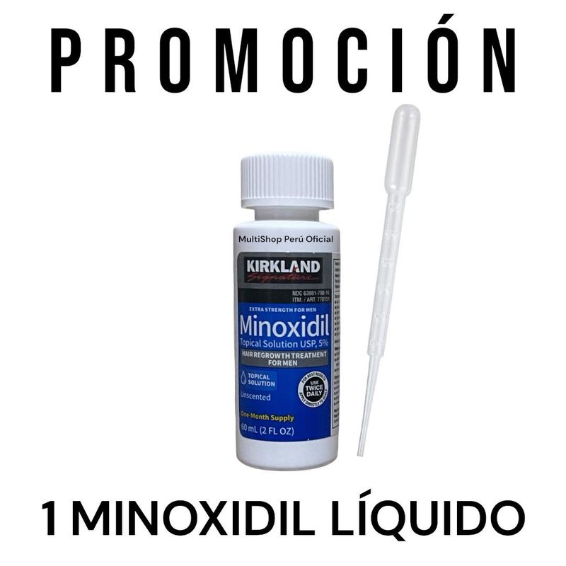 KIRKLAND - 1 Minoxidil Kirkland 5% 60Ml Para Hombres
