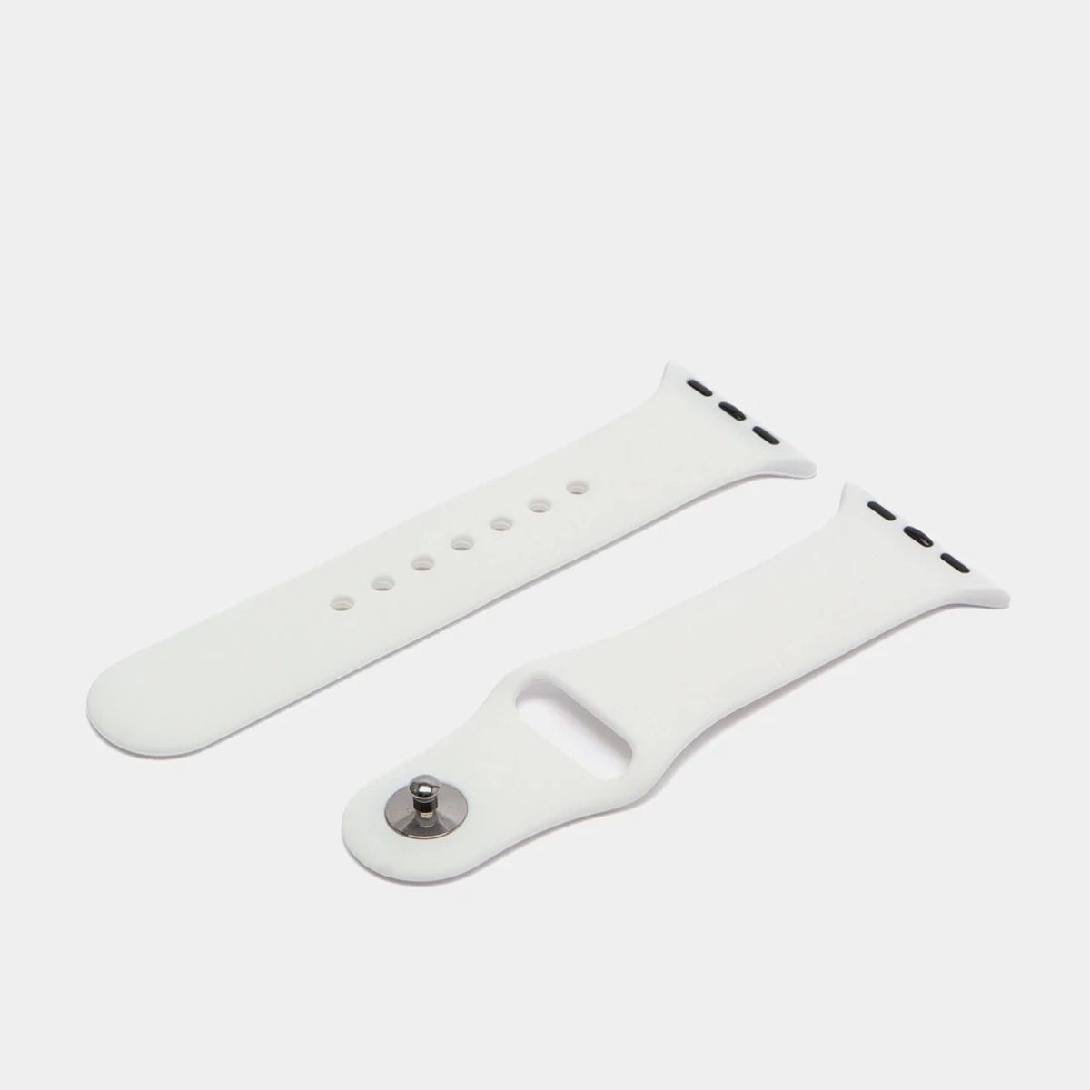 GENERICO - Correa Silicona Clásica 42-49mm Deporte Ajuste L Blanco