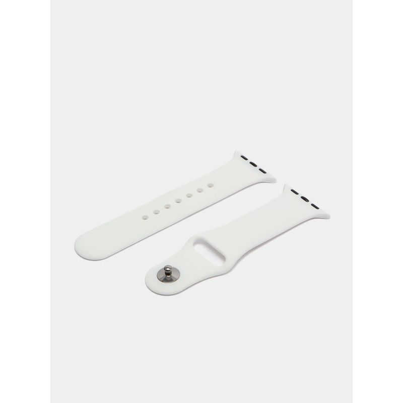 GENERICO - Correa Silicona Clásica 42-49mm Deporte Ajuste L Blanco