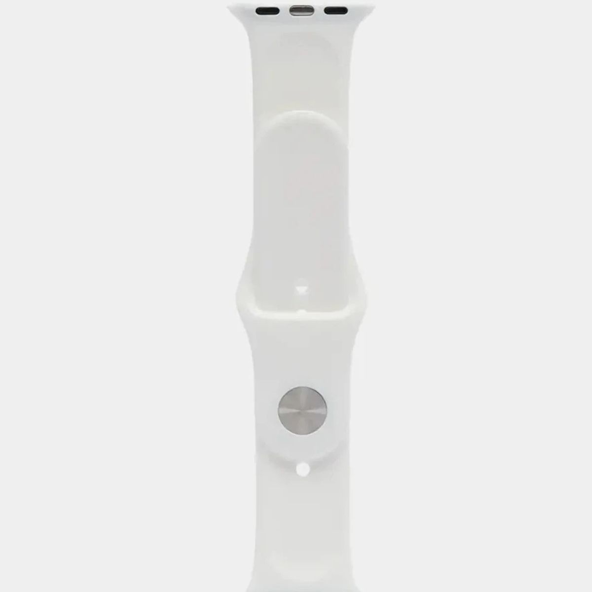 GENERICO - Correa Silicona Clásica 42-49mm Deporte Ajuste L Blanco