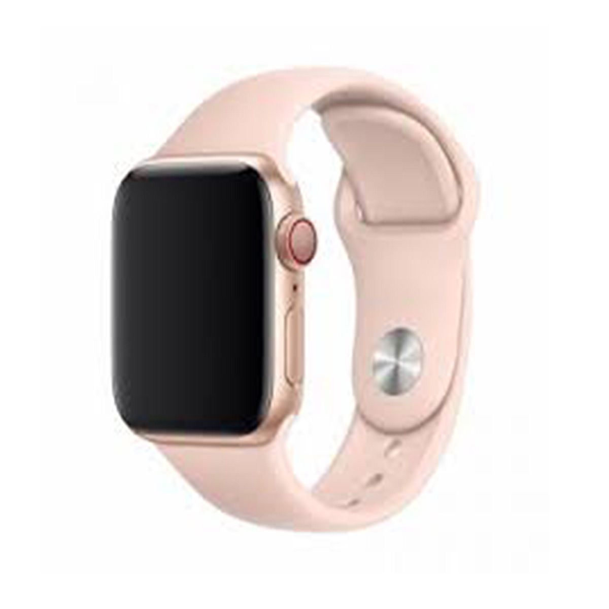 GENERICO - Pulsera Correa para Apple Watch 42m 44mm 45mm de Silicona Rosado