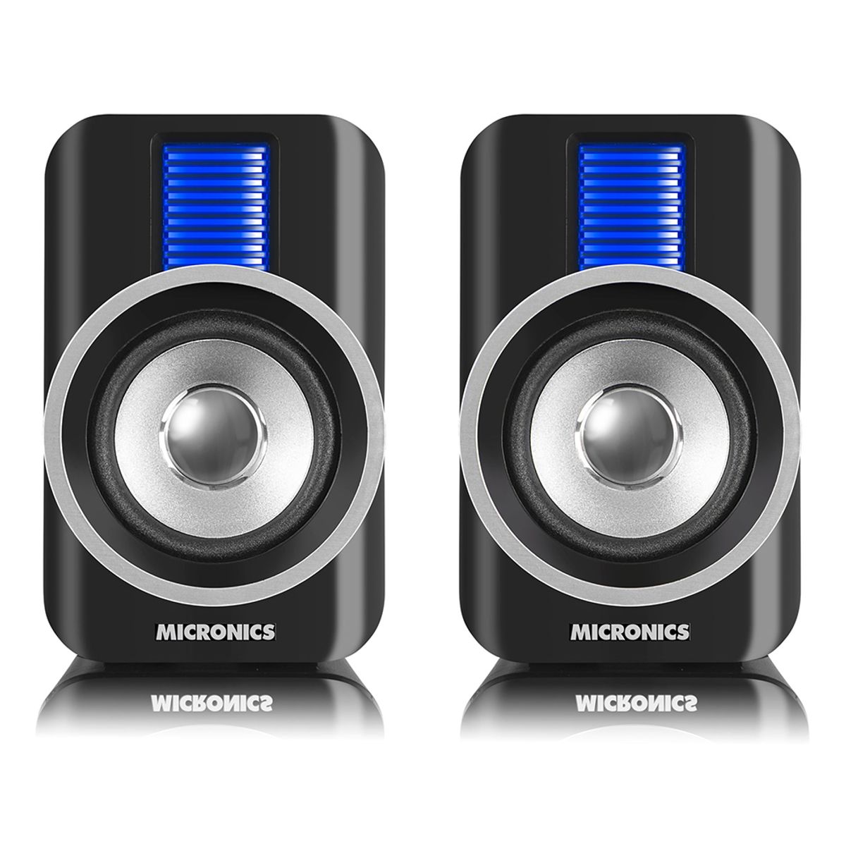 MICRONICS - Parlantes GAMER SOUND MICRONICS BOSS - USB y plug 35mm LED