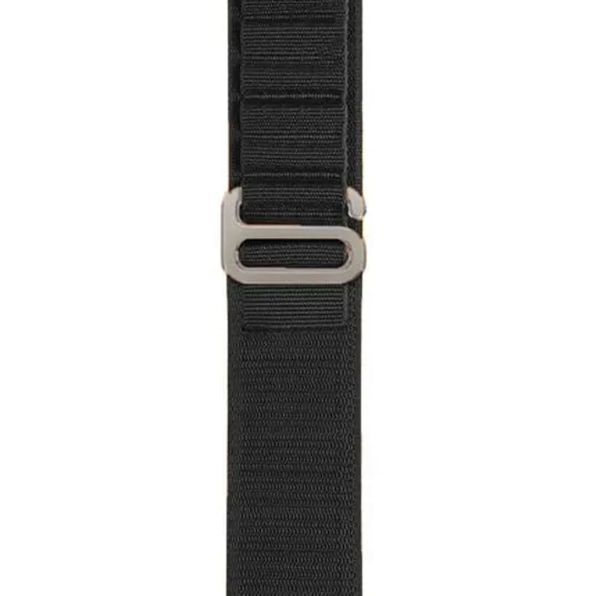GENERICO - Correa Nylon Alpino Smartwatch Gancho G Metálico Deporte Extremo Gris Negro