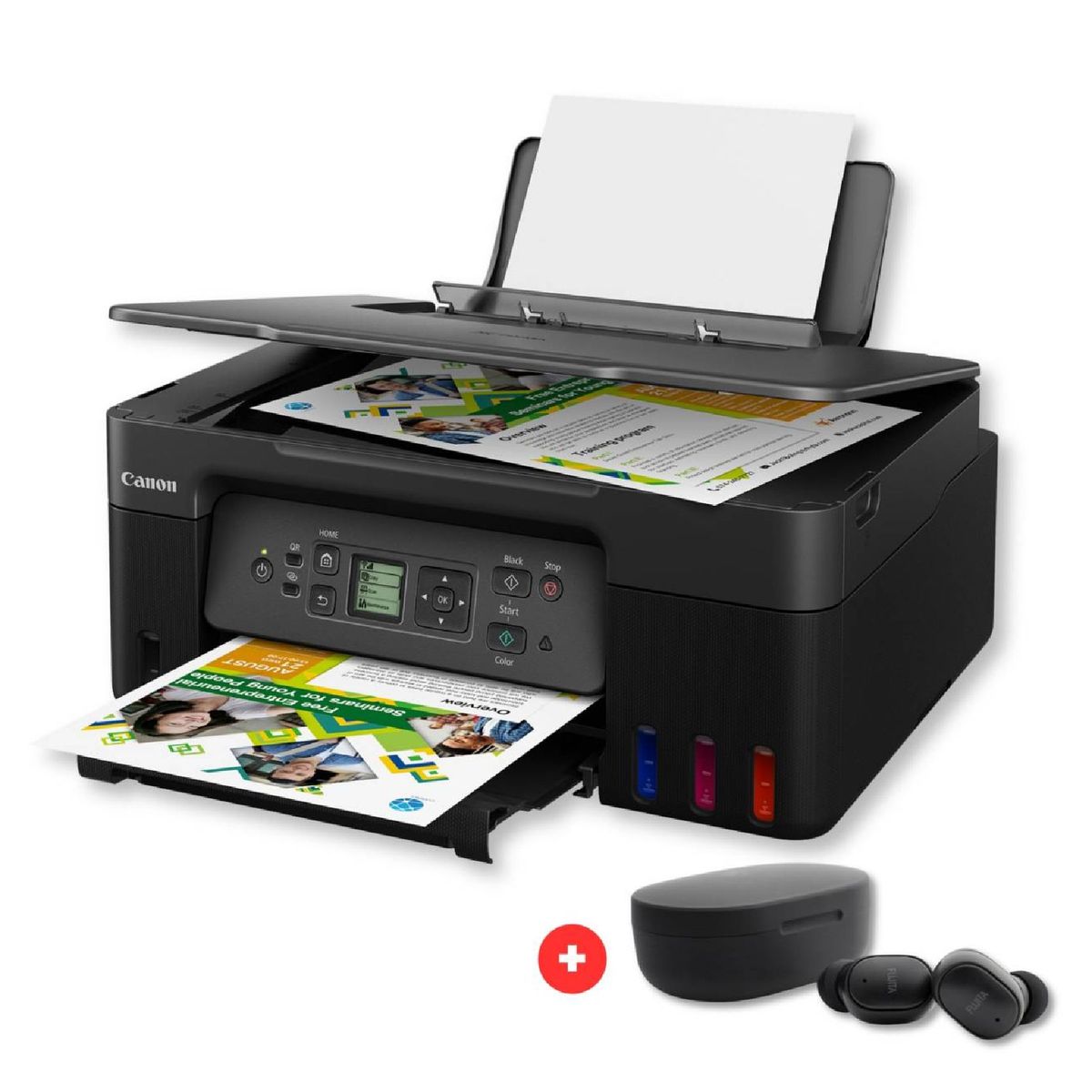 CANON - Impresora Multifuncional CANON PIXMA G3170 Wifi + AUDIFONOS