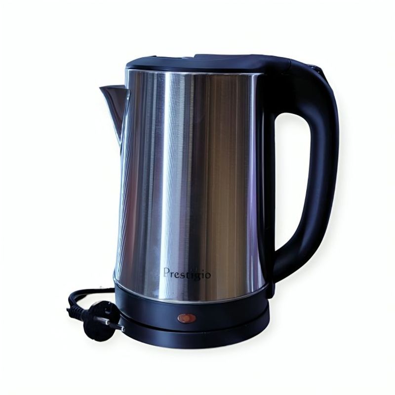 PRESTIGIO - Jarra Eléctrica De Acero Inoxidable De 2.3 L De 1500 W