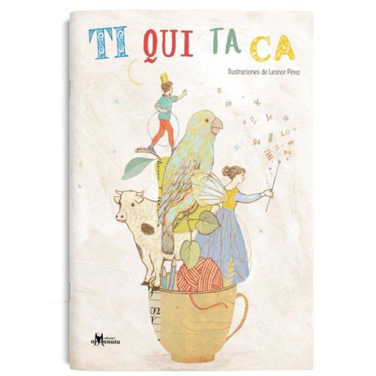 GENERICO - Libro Infantil prcticar la escritura TI QUI TA CA