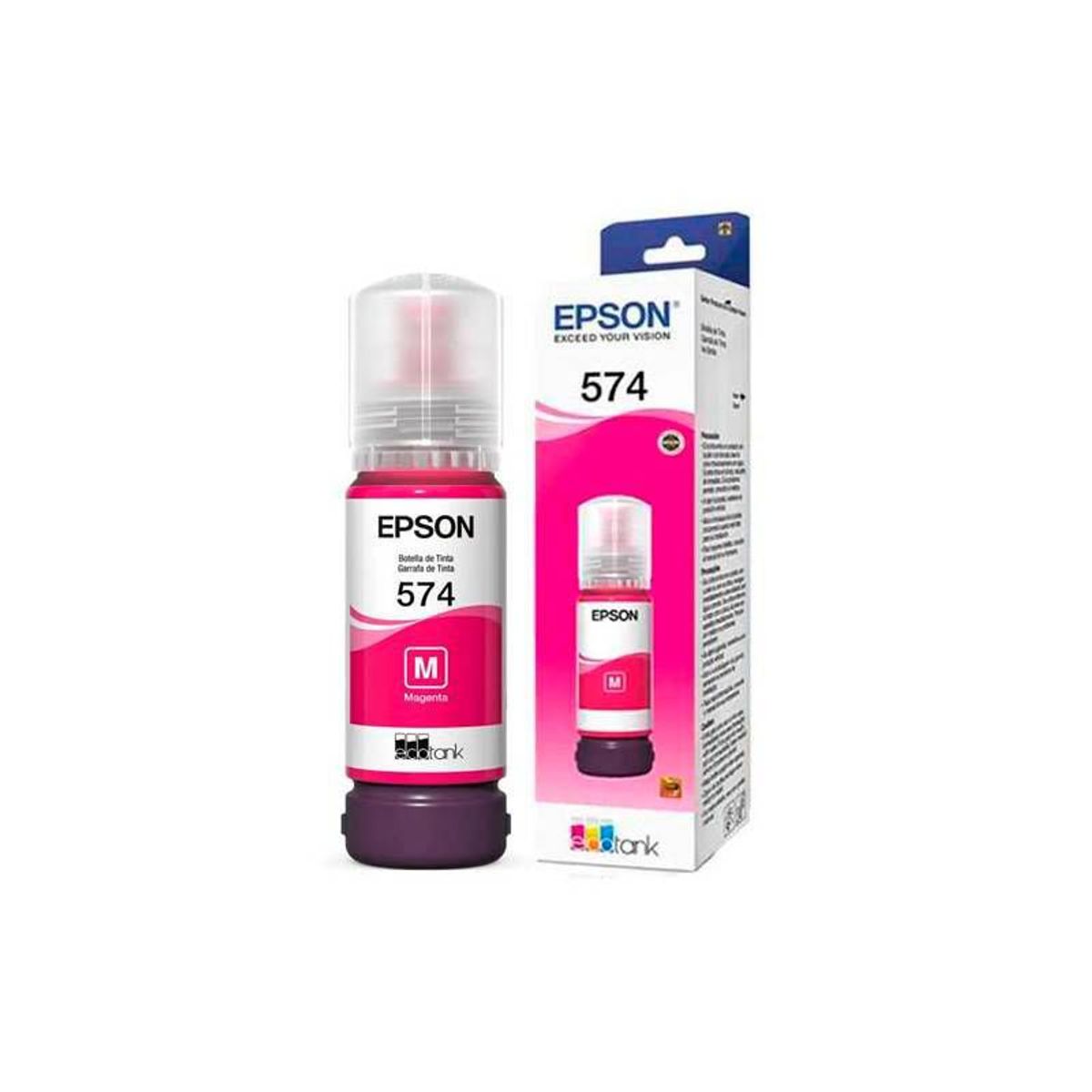 EPSON - Botella Tinta Epson Magenta 574 T574 T574320 Para L8050 L18050 70ml