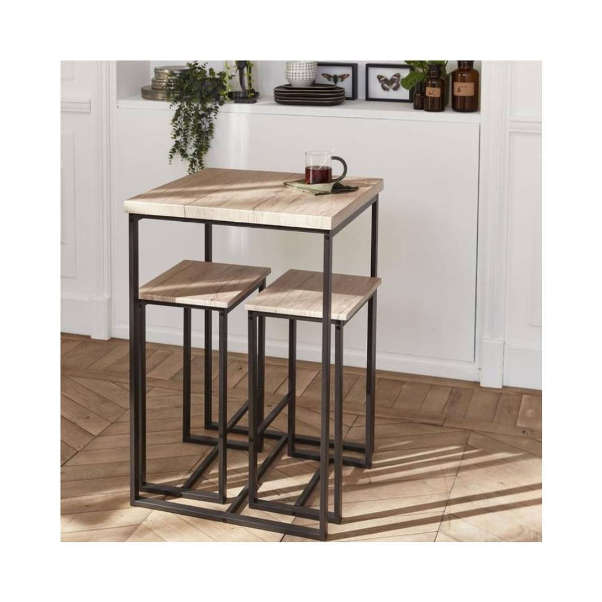 GENERICO - Mesa Bar + 2 Sillas Botsuana Pandora Home