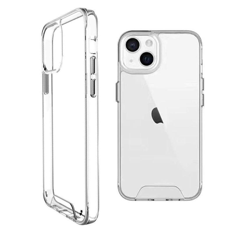 SPACE - Case Transparente Compatible con iPhone 15 Plus Antishock Space