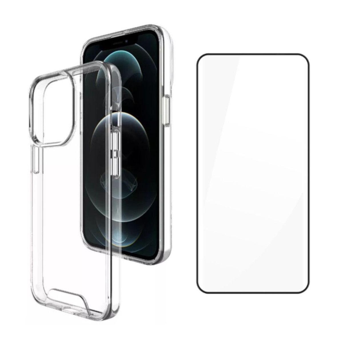 SPACE - Pack Compatible con iPhone 15 Pro Max de Case Space y Mica 21D