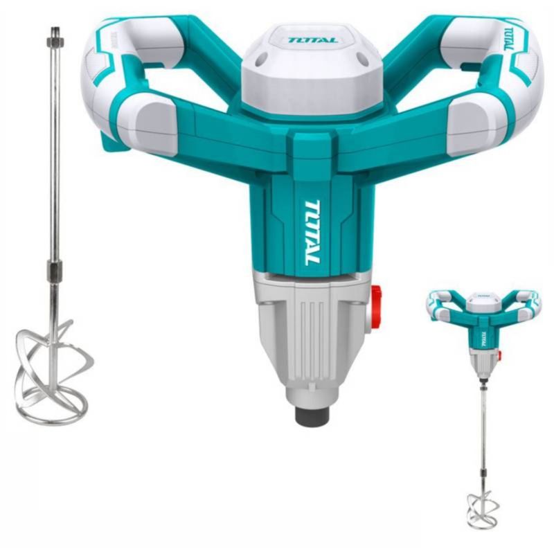 TOTAL TOOLS - Mezcladora de cemento y pintura 1400w Total