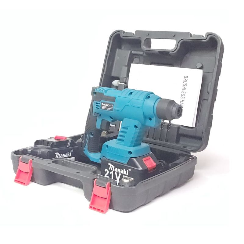 MASAKI - TALADRO PERCUTOR INALÁMBRICO DE 21V
