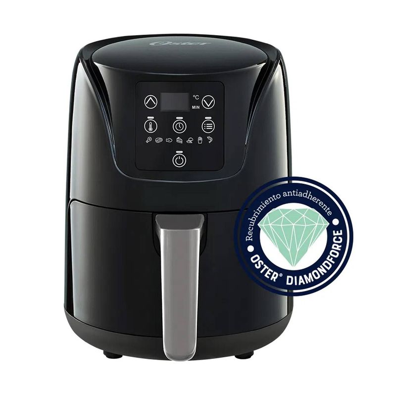 OSTER - Freidora de aire digital Oster® de 1.8 L con DiamondForce CKSTAF18DDF