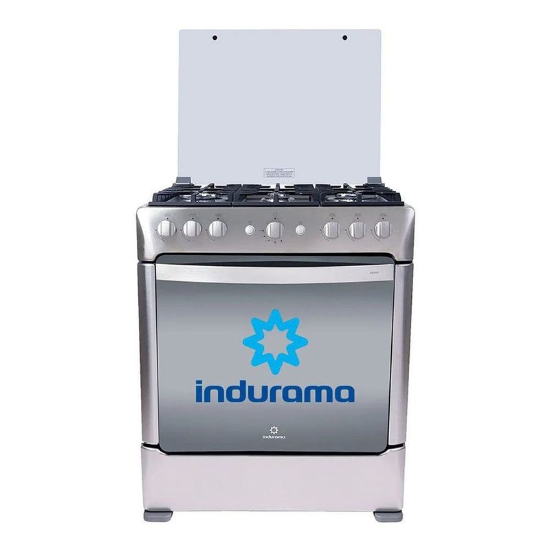 INDURAMA - Cocina Indurama a Gas 6 Hornillas PARMA ZAFIRO Croma