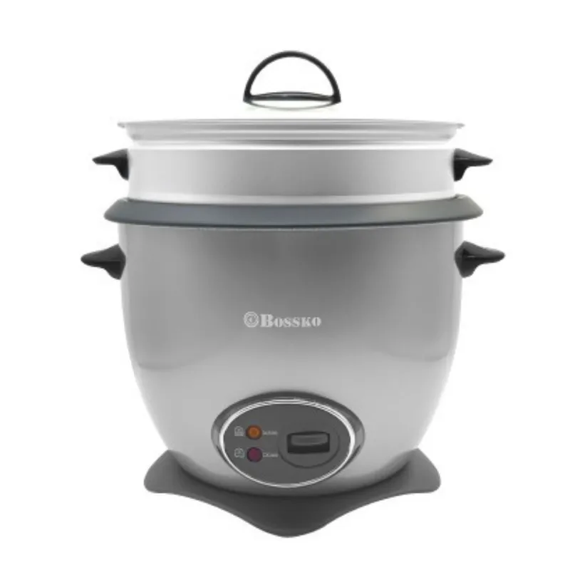 BOSSKO - Arrocera Bossko BK - 3214RC  1,8 litros con vaporizador Gris