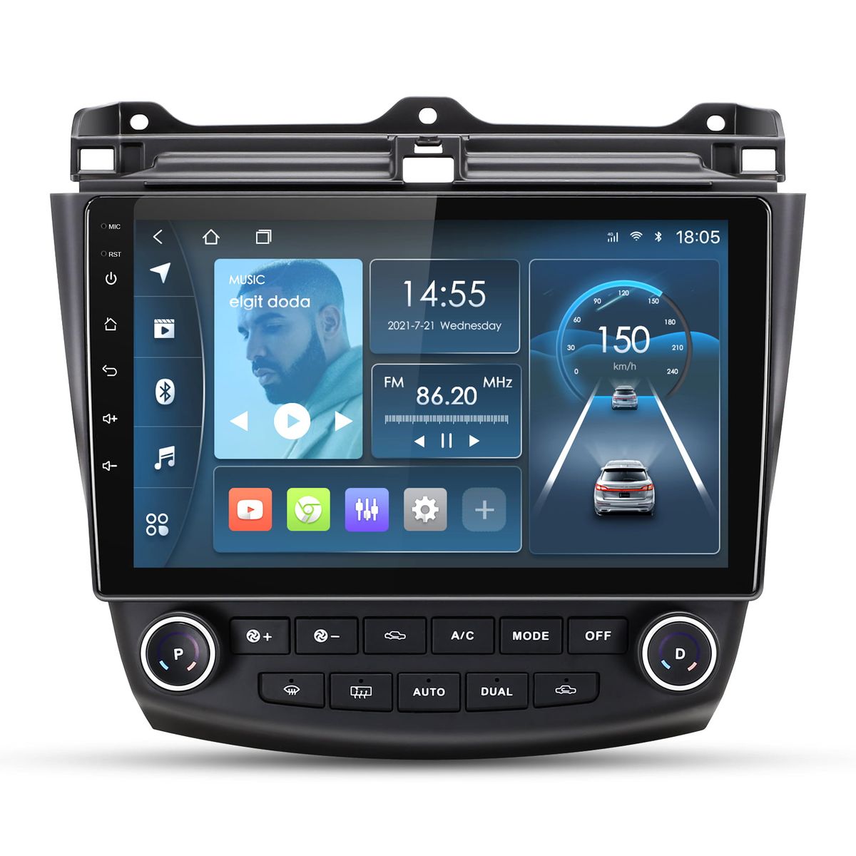 GENERICO - Autoradio Android Pantalla Honda Accord 2003-2007   Carplay