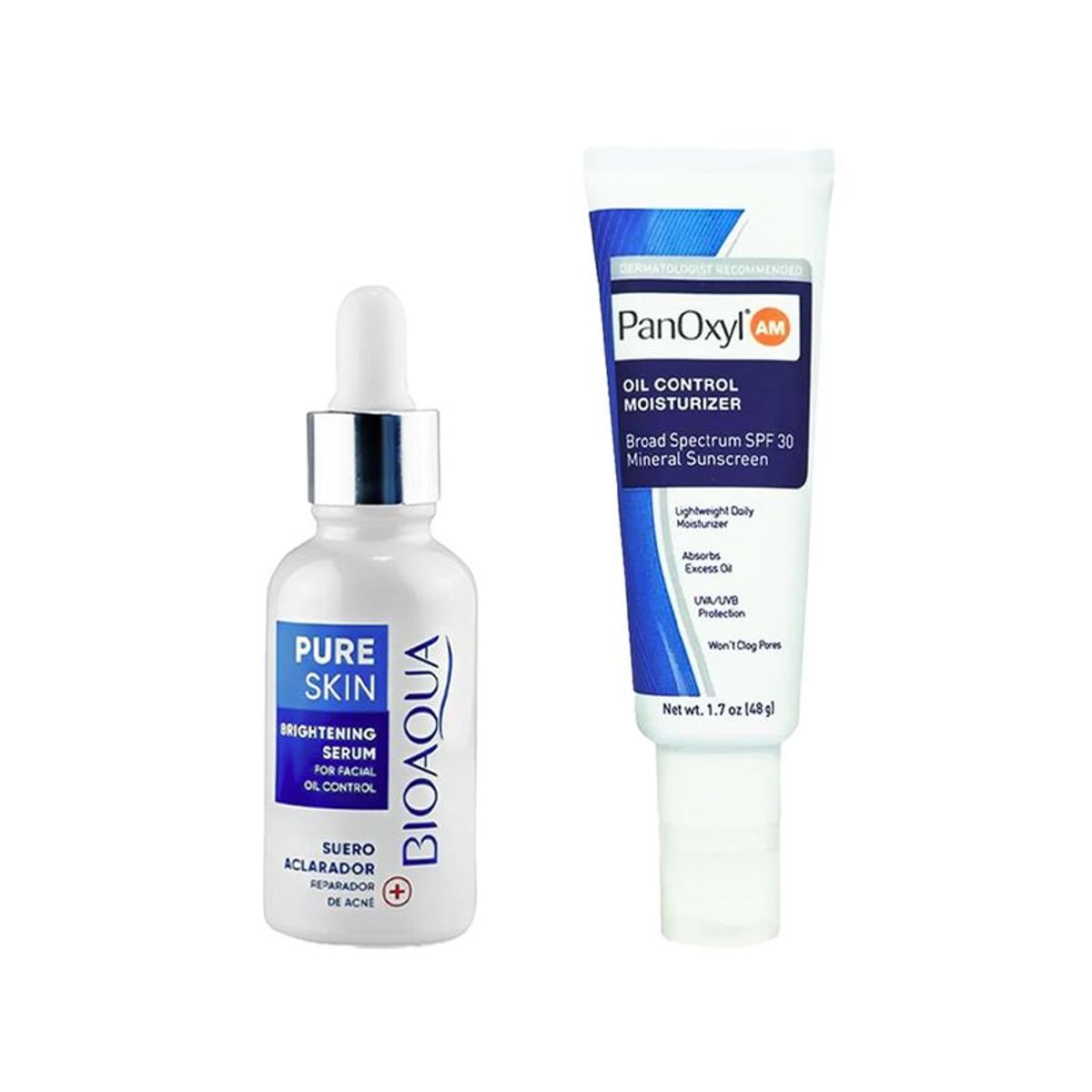 BIOAQUA - Serum Pure Skin Antiacné + Crema Hidratante Facial