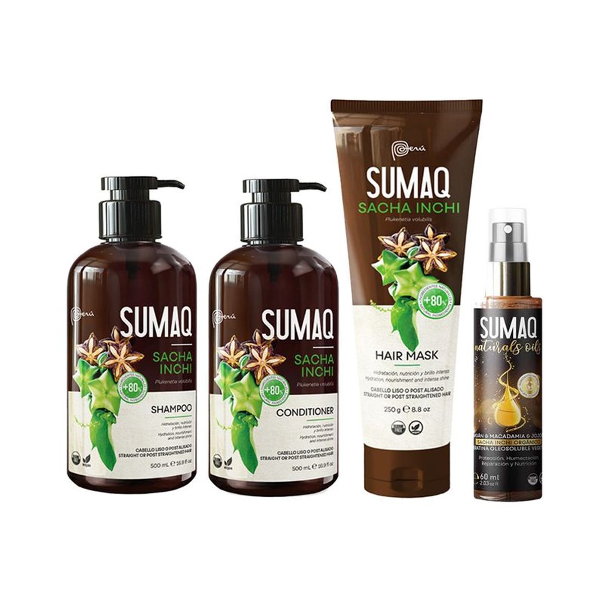 SUMAQ - Pack SUMAQ con Extracto de Sacha Inchi + Spray Capilar Sacha Inchi