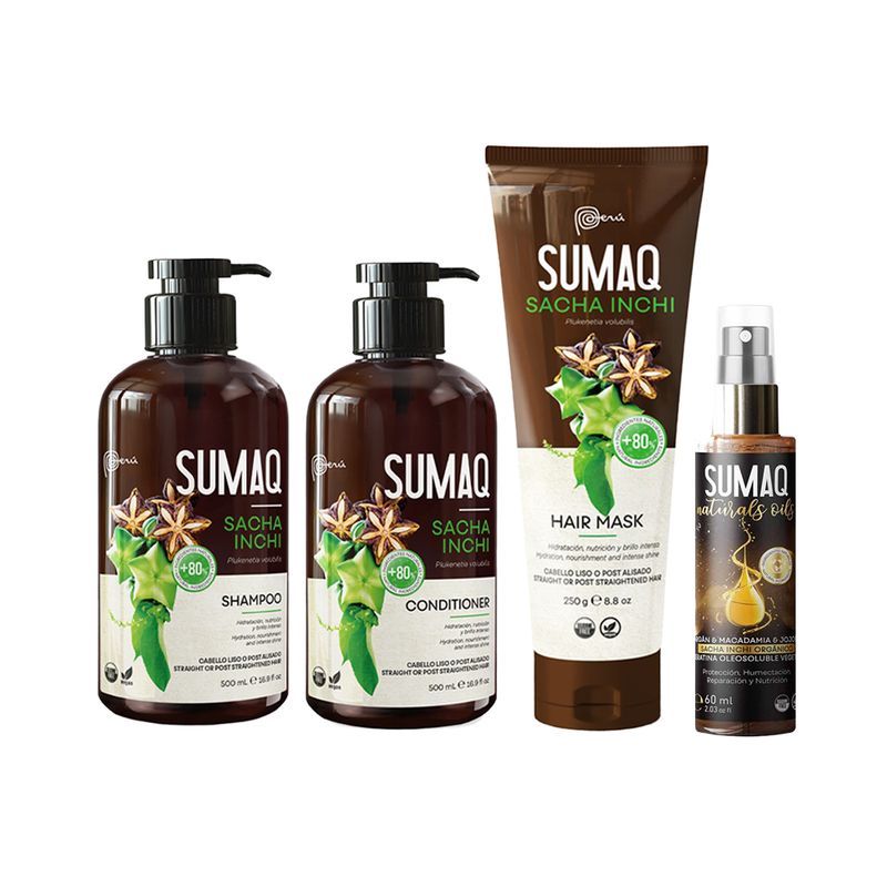 SUMAQ - Pack SUMAQ con Extracto de Sacha Inchi + Spray Capilar Sacha Inchi