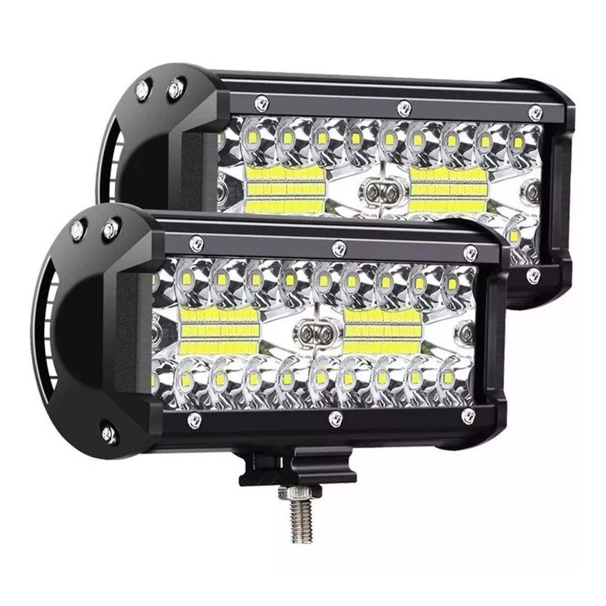 GENERICO - Par Faros 7 Pulgadas Auxiliares 9000lm 6500k 120w