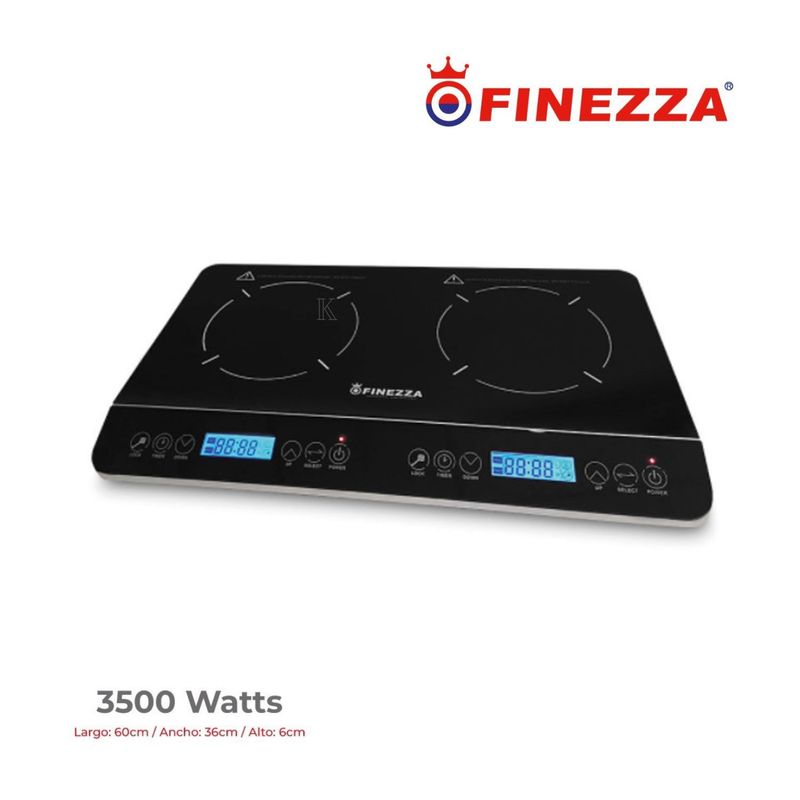 FINEZZA - COCINA DE INDUCCIÓN 2 HORNILLAS FINEZZA