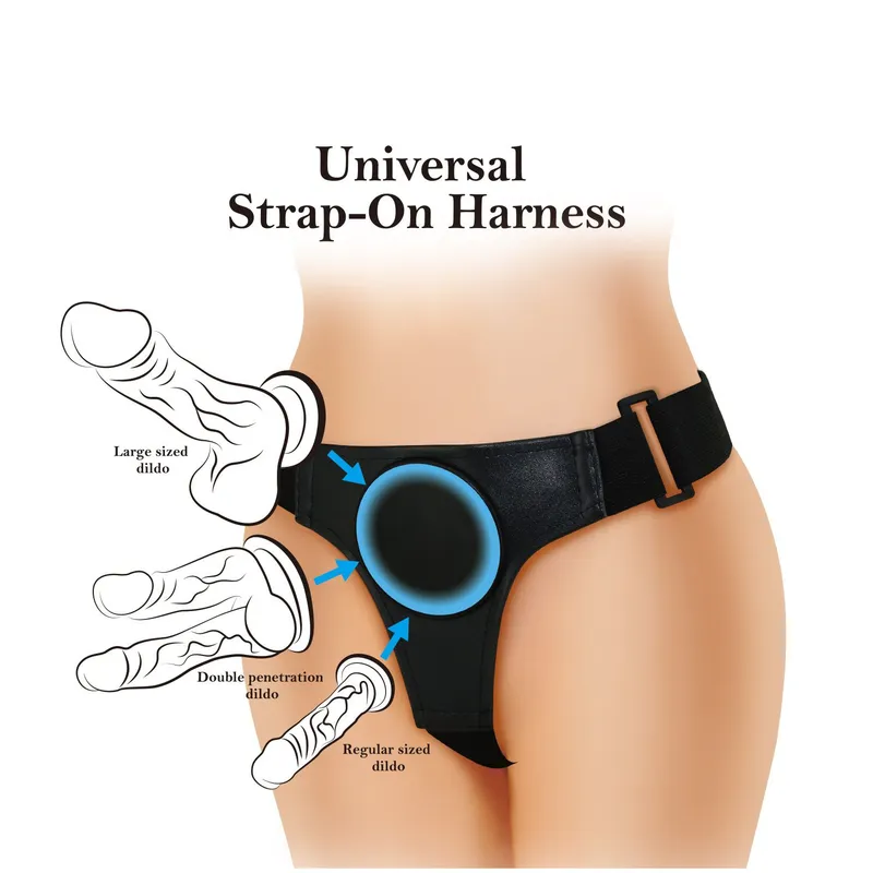 PRETTY LOVE - Arnés Universal Tipo Succión BDSM Strap-On Para Colocar Dildo Ventosa