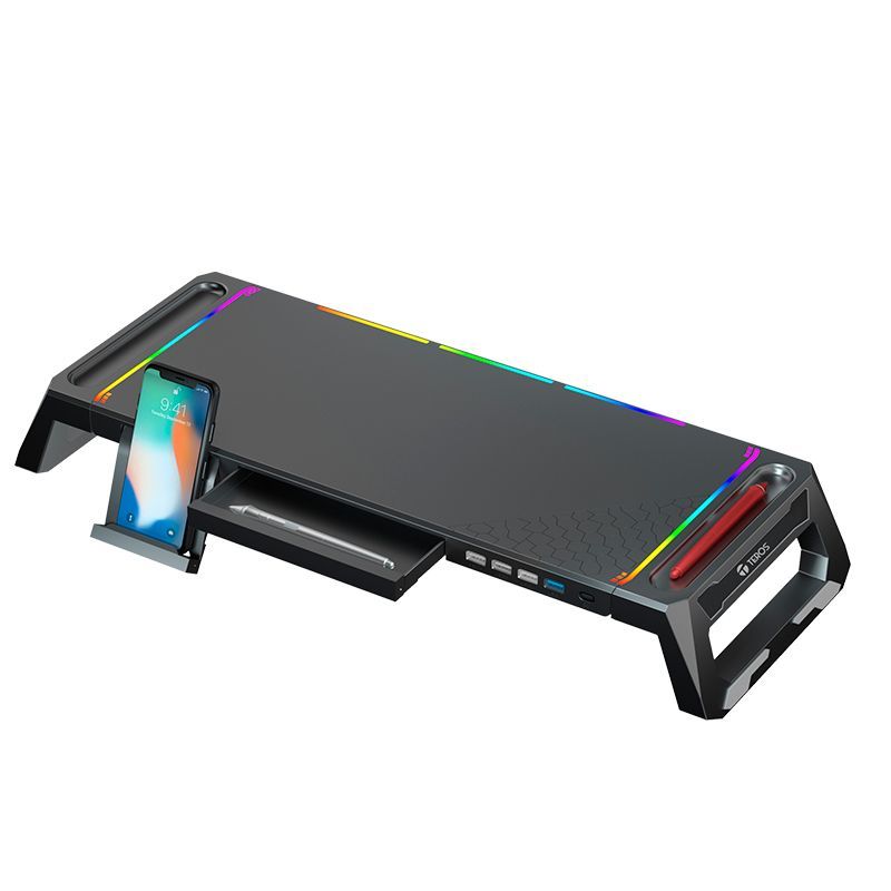 TEROS - SOPORTE TEROS TE-7131N PARA MONIT RGB MULTIPROPOSITO CON 4 PUERTOS USB