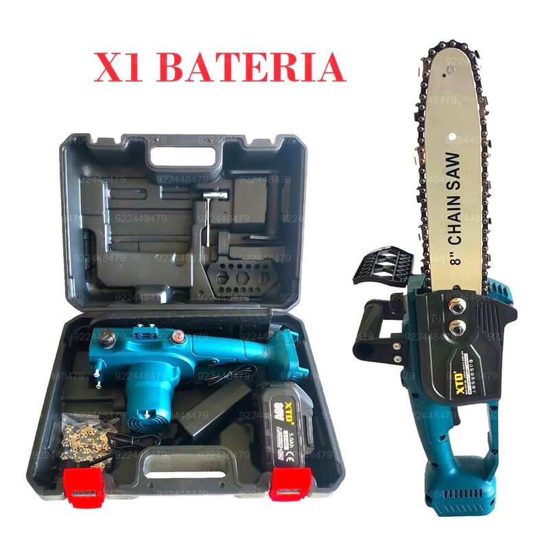 XTD - MOTOSIERRA XTD INALAMBRICO ESPADA 8 PULGADAS MOTOR BL