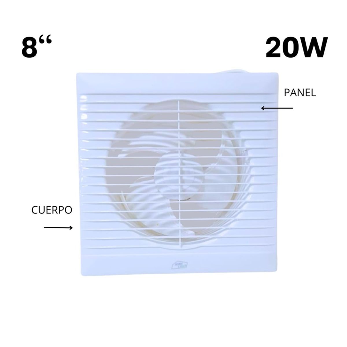 HOME LIGHT - EXTRACTOR DE AIRE 20W HOME LIGHT