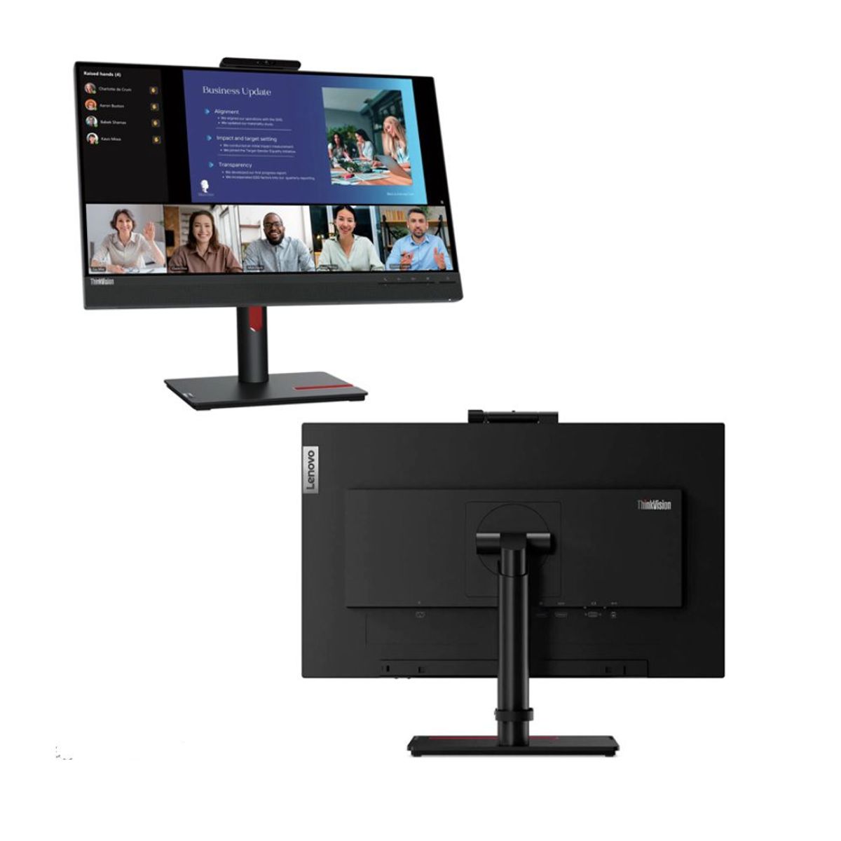 LENOVO - Monitor Lenovo ThinkVision T24v-30 23.8 Pulgadas FHD IPS HDMI DP VGA