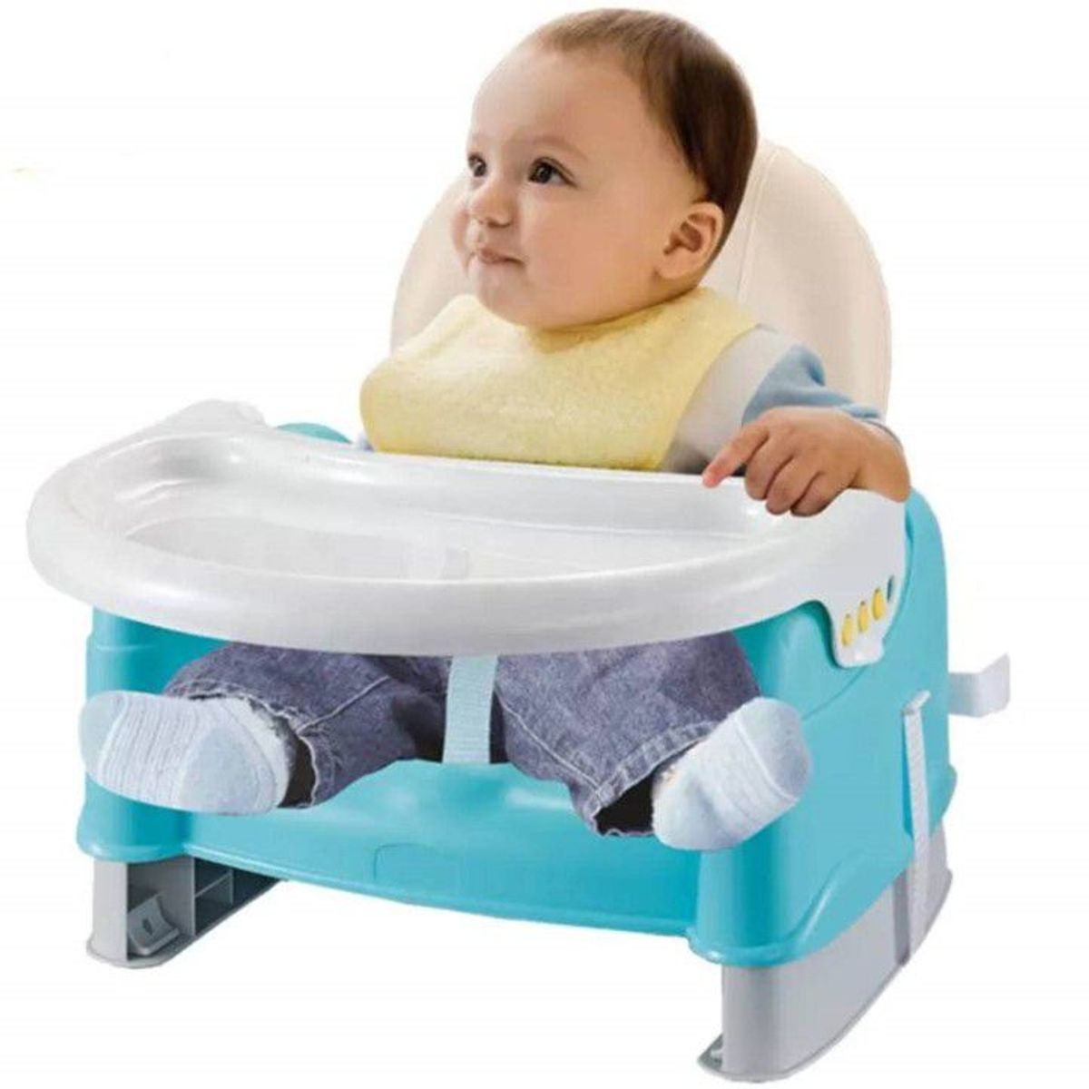 IDEAL BABY & KIDS - Comedor Portátil Bandeja Extraíble- Azul