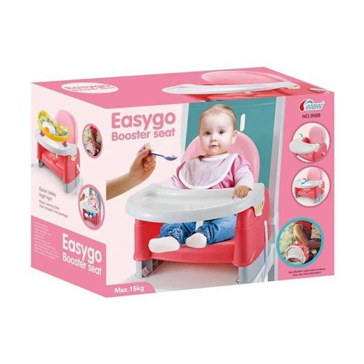 IDEAL BABY & KIDS - COMEDOR DINAMICO PARA BBES- ROSADO