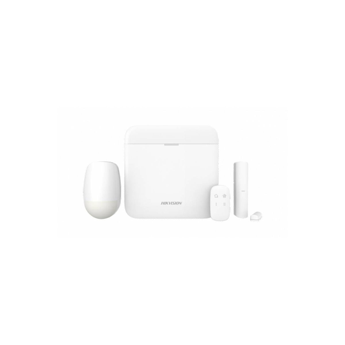 HIKVISION - KIT ALARMA WIFI 48 ZONAS. INCLUYE PANEL, PIR, MAGNETICO Y PULSADOR