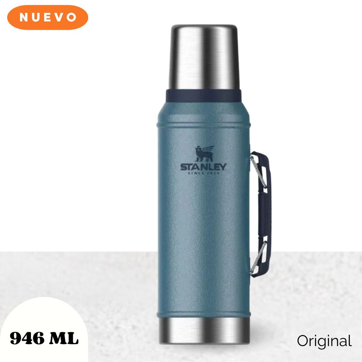 STANLEY - Termo Stanley Classic Azul Hammertone Lake 946ml