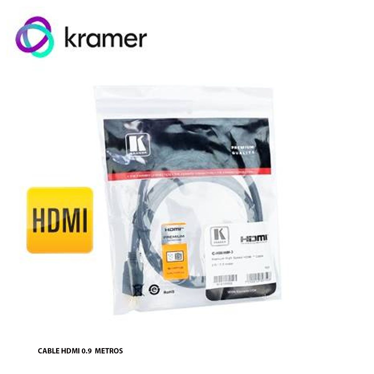 GENERICO - Cable Hdmi Kramer Hm3 De Alta Velocidad Premium